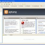 Aptana IDE start page