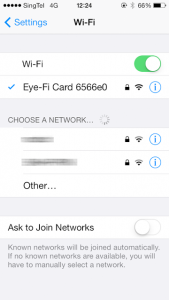 Eyefi network