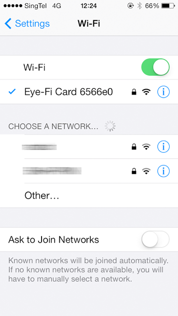 Eyefi network