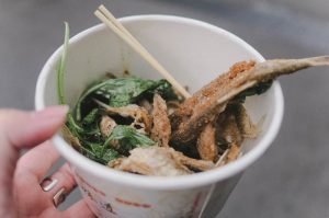 Deep fried gila fish in Itathao