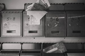 Mailboxes in the old building